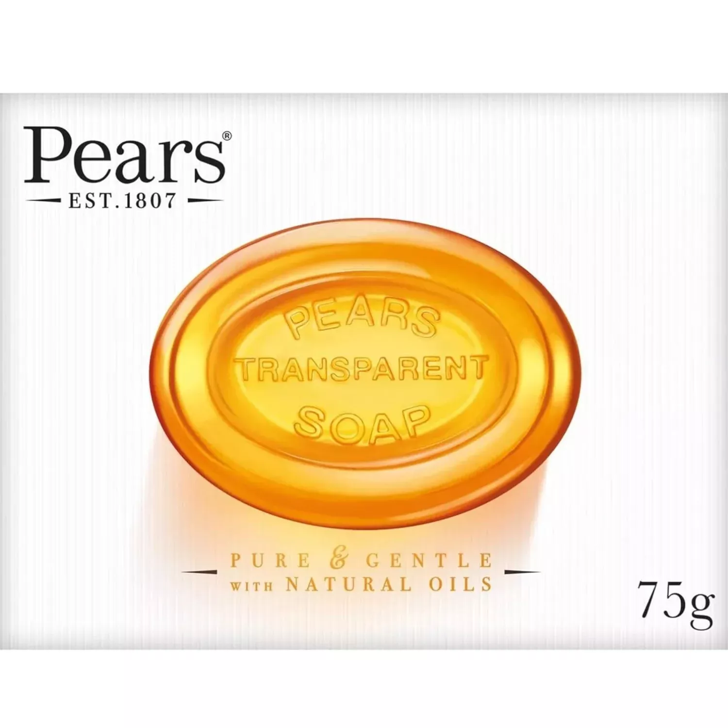 12X Pears Bar Transparent Gentle Soap 75g