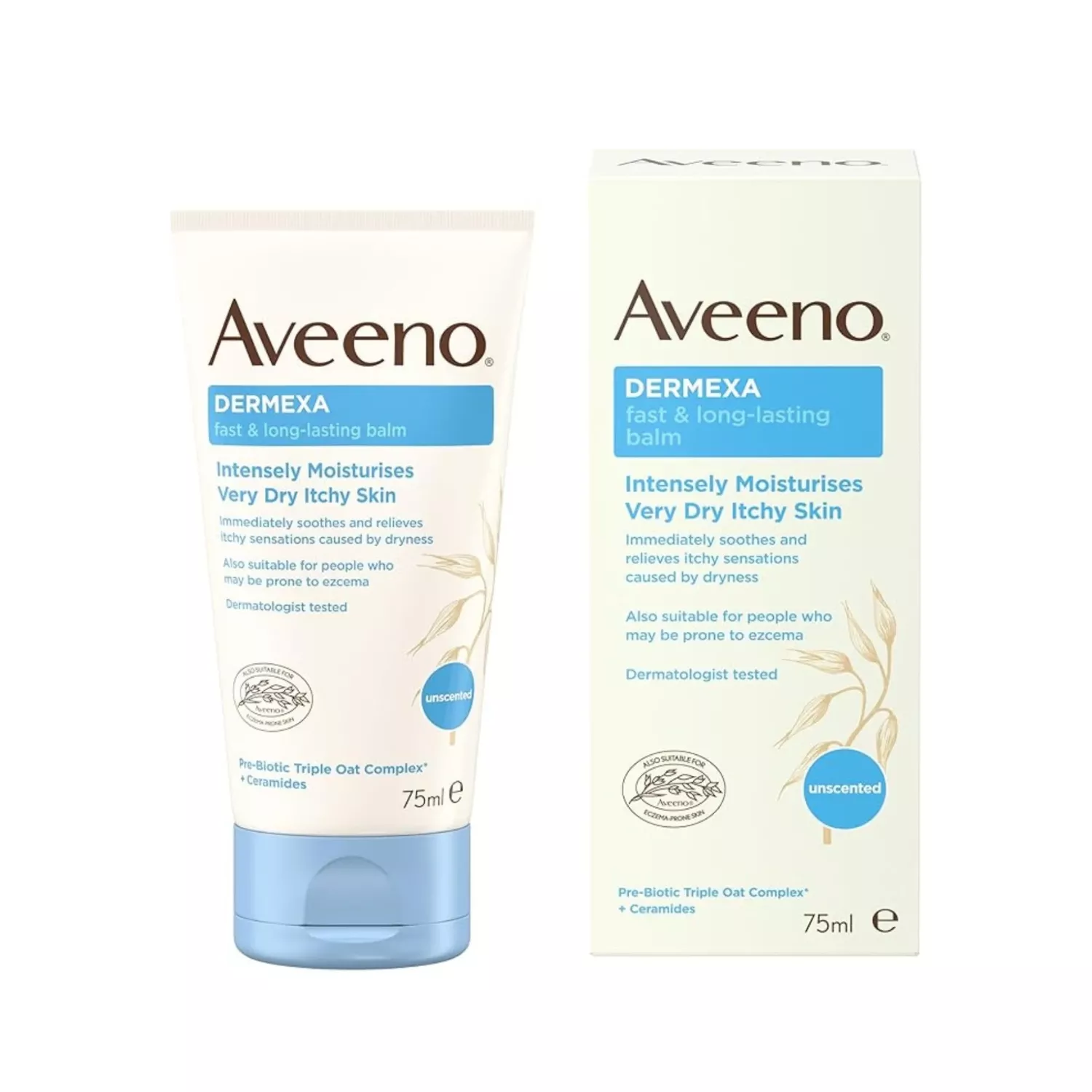 Aveeno Dermexa Fast And Long Lasting Balm 75ml
