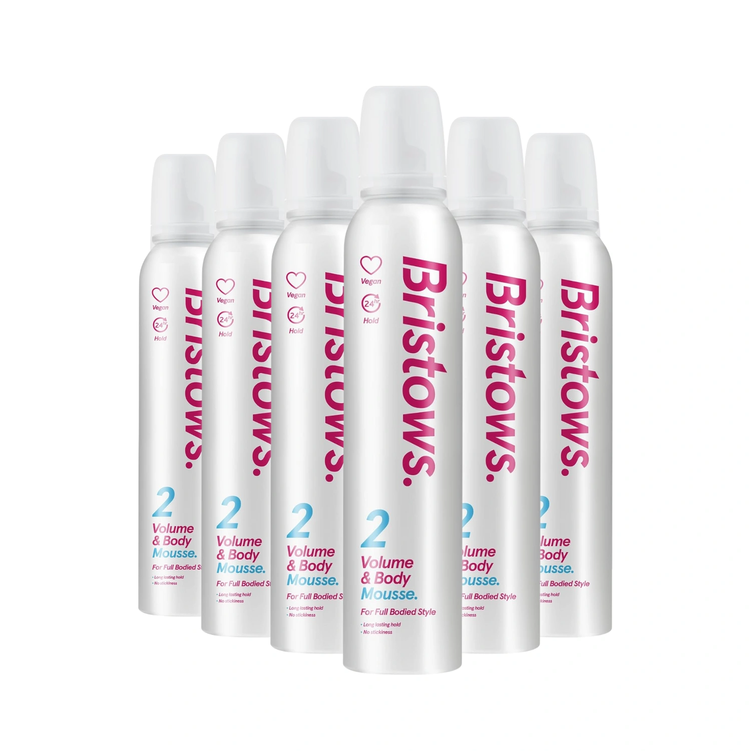 Bristows Volume & Body Mousse 200ml - Pack of 6