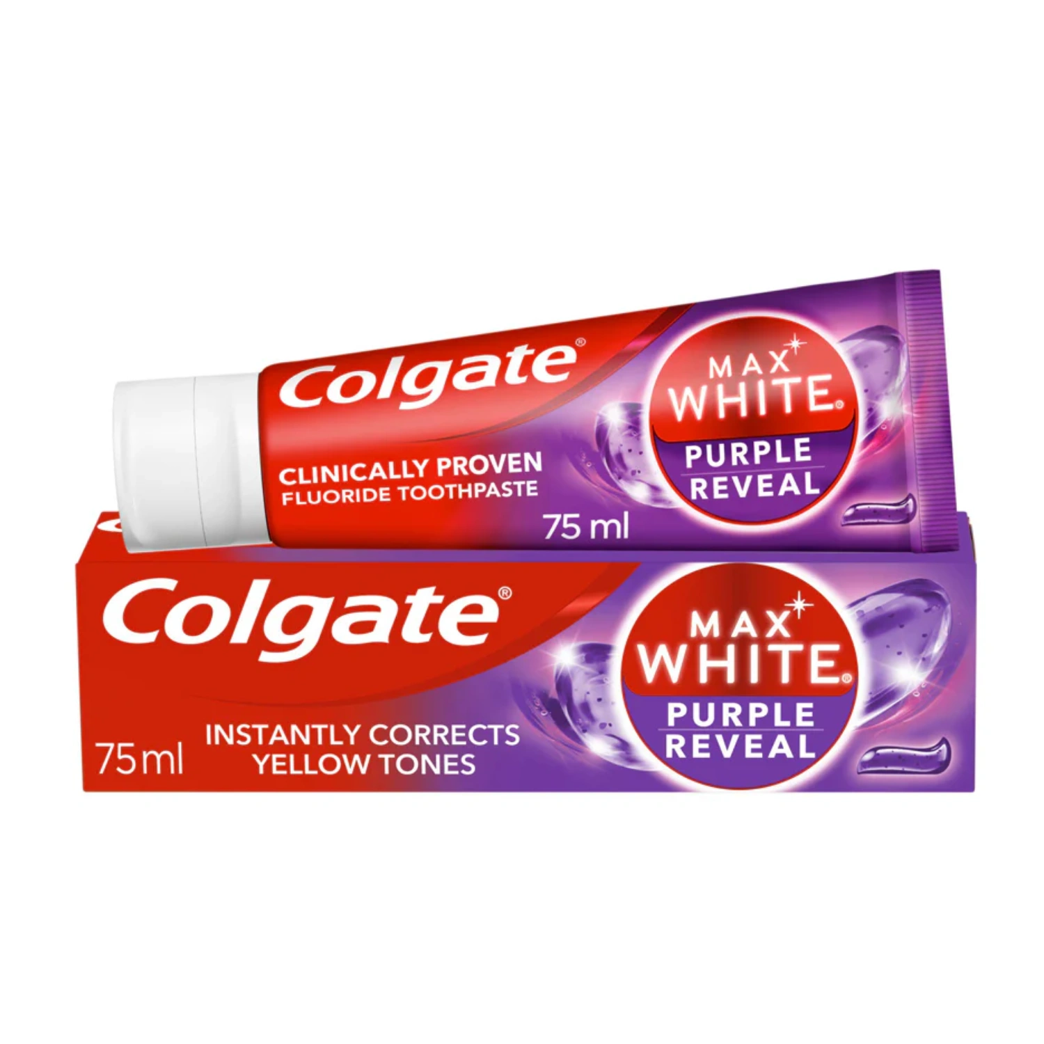Colgate Max White Purple Reveal Toothpaste 75ml