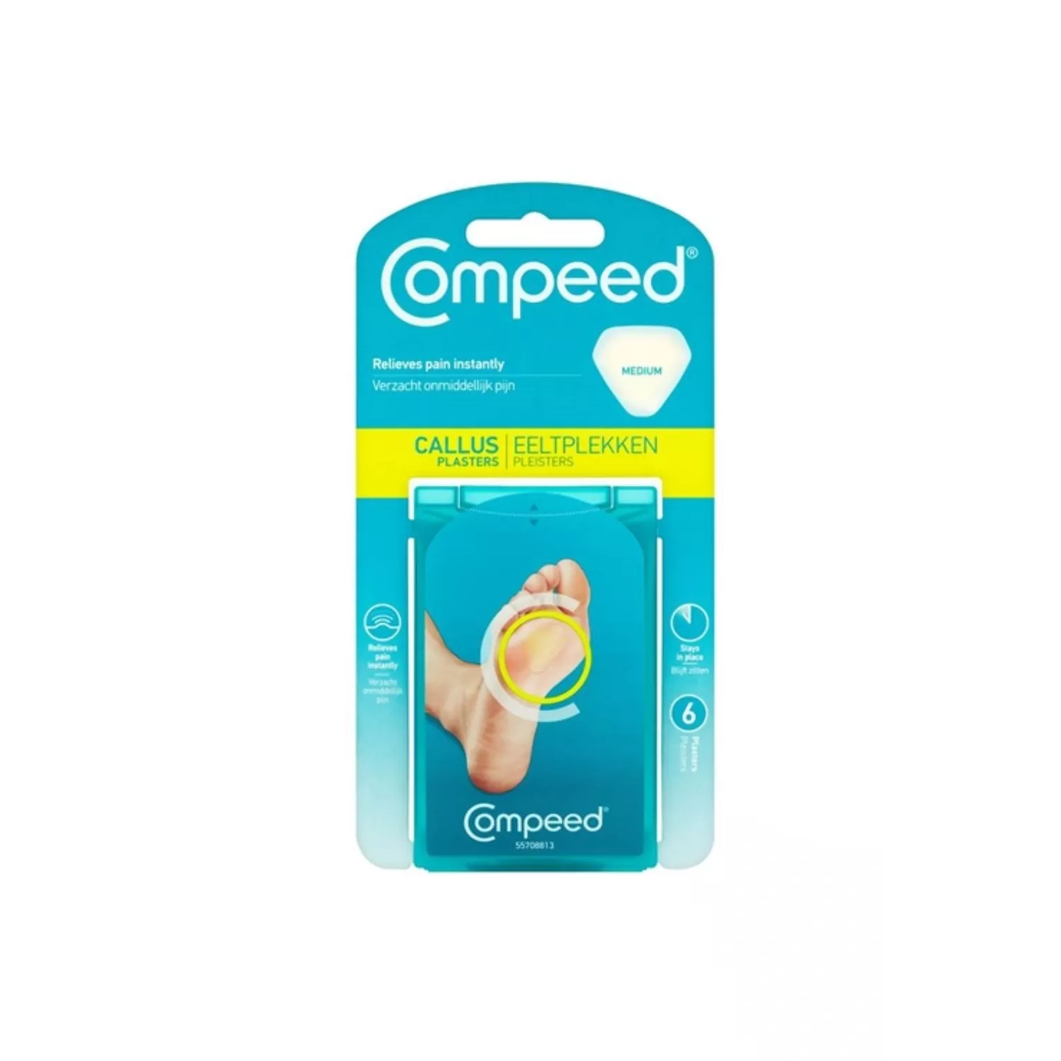 Compeed Callus Medium Plasters 6 Pack
