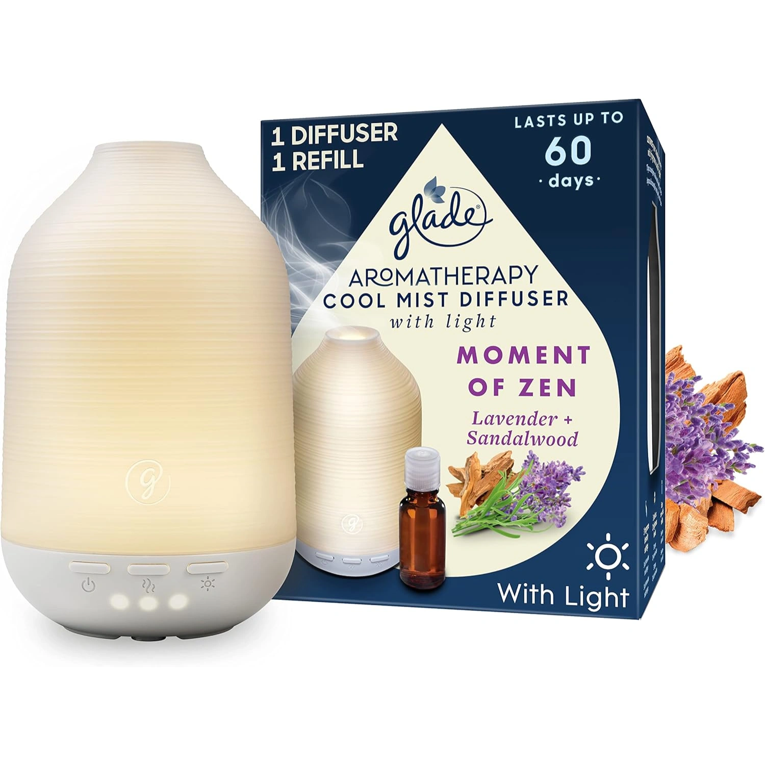 Glade Aromatherapy Mist Diffuser Holder Moment of Zen