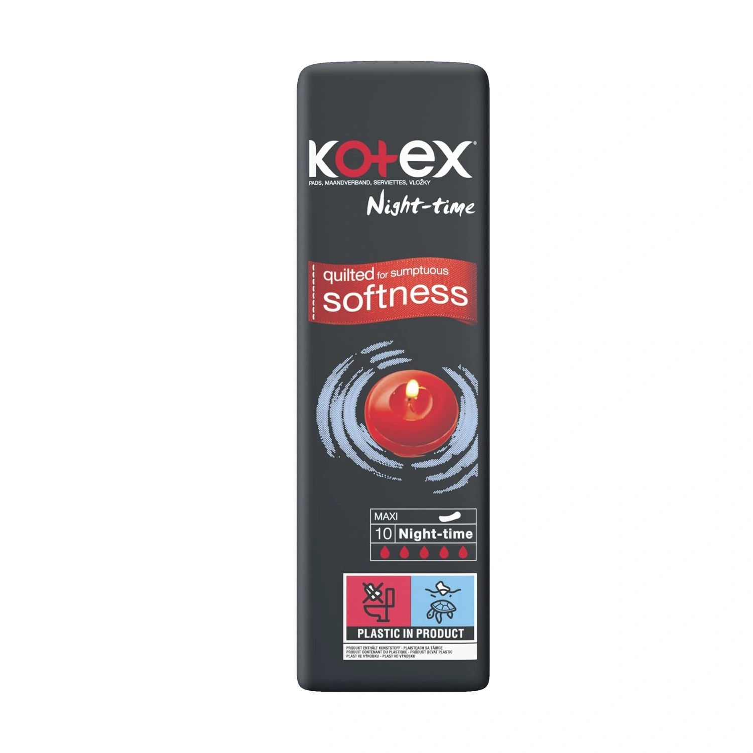 Kotex Maxi Night Time Sanitary Napkins 10s