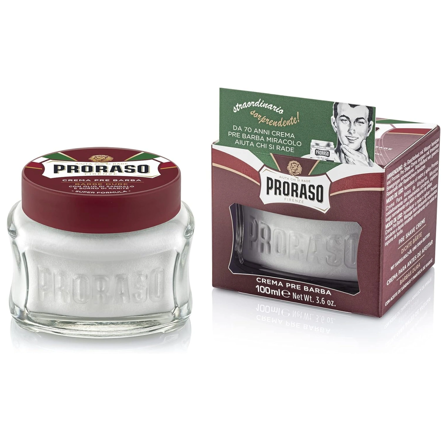 Proraso Red Line Pre Shaving Cream 100ml