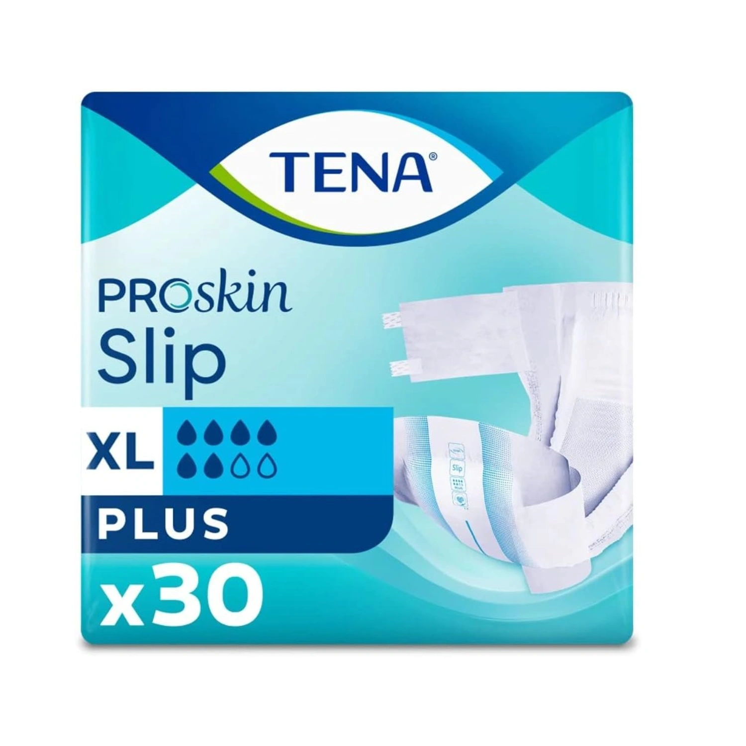 TENA Proskin Slip Plus Extra Large - 30 Pack